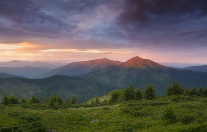 Вид на Румынскую гору Фаркеу