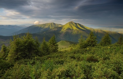 Румынская гора Фаркеу